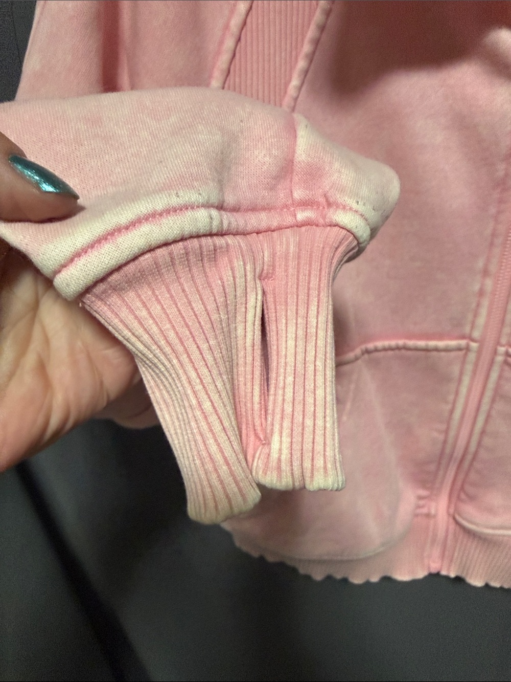 Zenana Outfitters Light Pink Fleece Jacket - Picture 4 of 4
